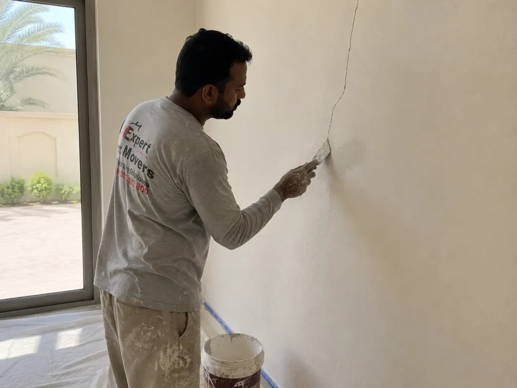 Painting services Dubai wall prep before painting