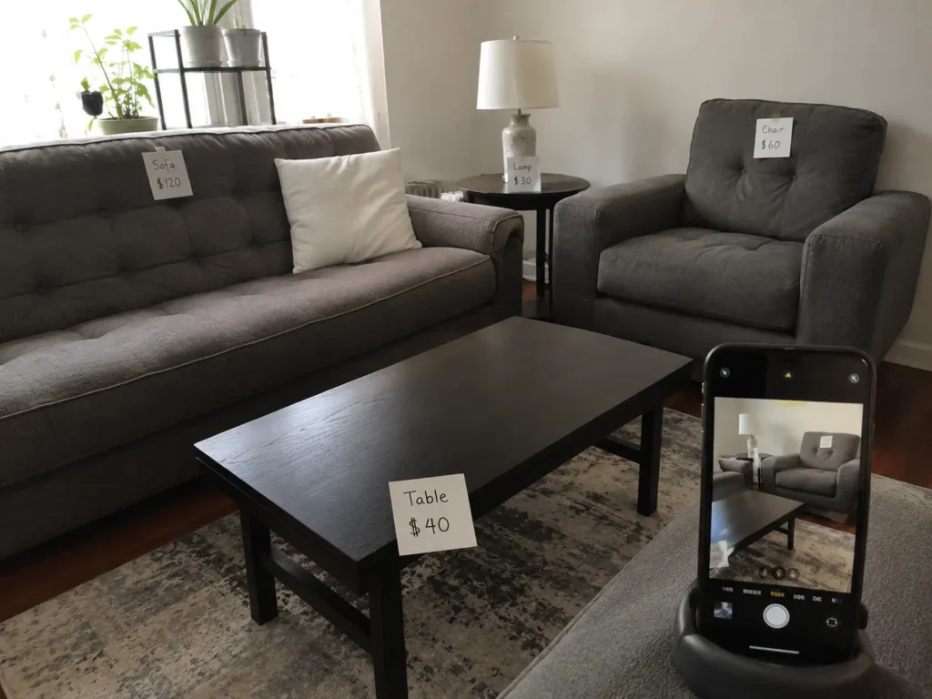 Furniture when leaving Dubai selling online