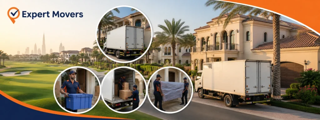 Movers and packers in Damac Hills golf villa community team