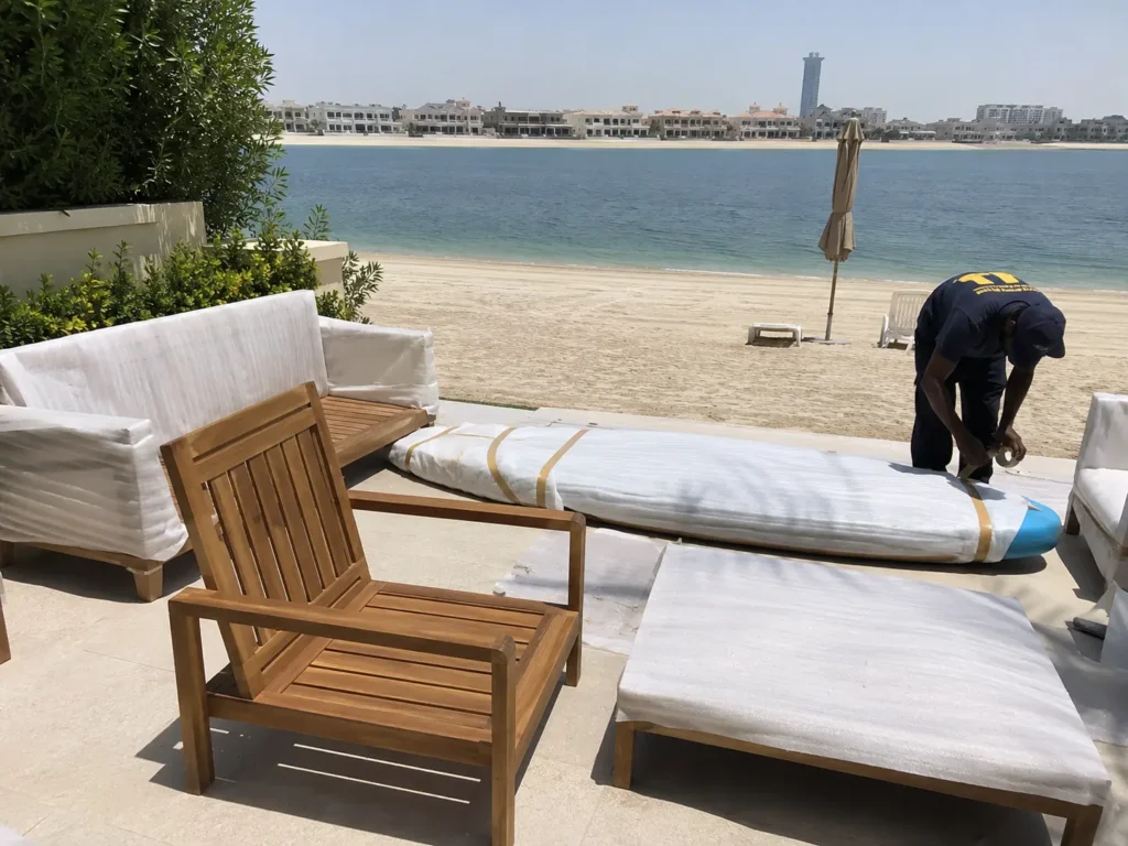 Movers and packers in Palm Jumeirah beachfront furniture