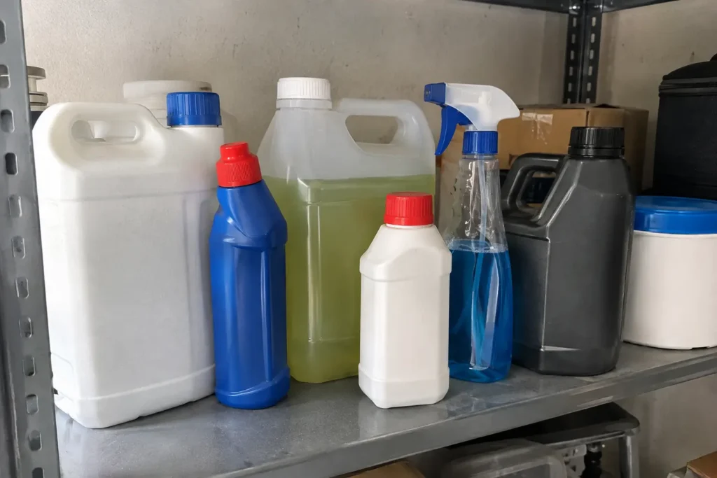 Household chemicals Dubai movers cannot transport